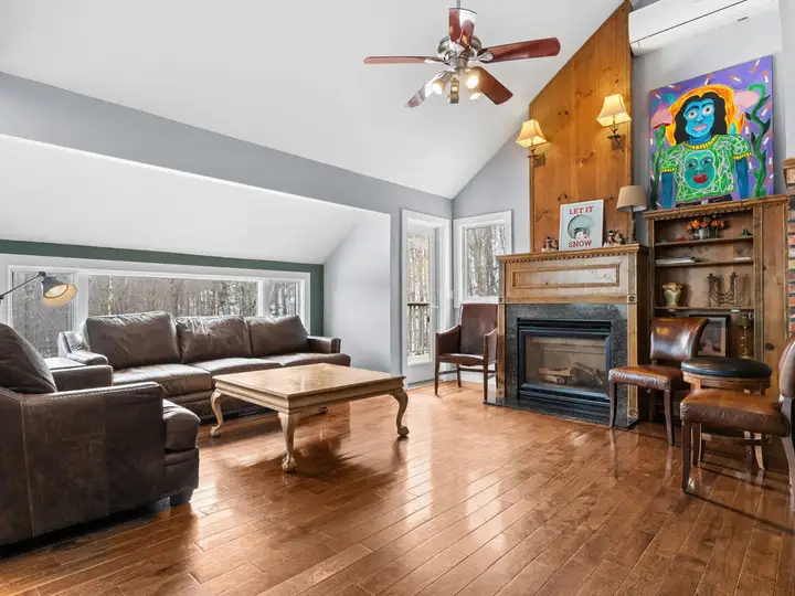 Living room at Trailside Village Condo #4